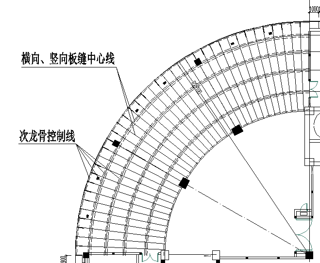 倒掛式弧形雙曲面GRC幕牆施工工法