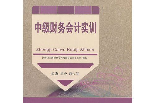 中級財務會計實訓(2013年大連理工大學出版社出版的圖書)