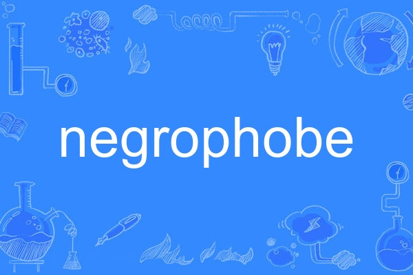 negrophobe