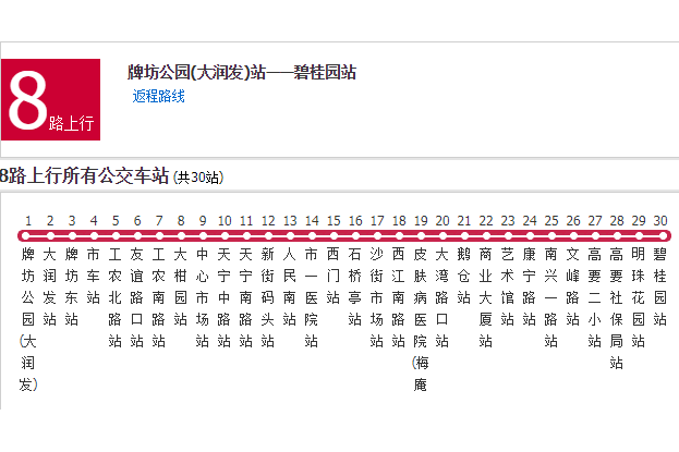 肇慶公交8路