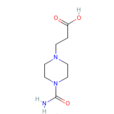 3-（4-氨基甲醯基哌嗪-1-基）丙酸