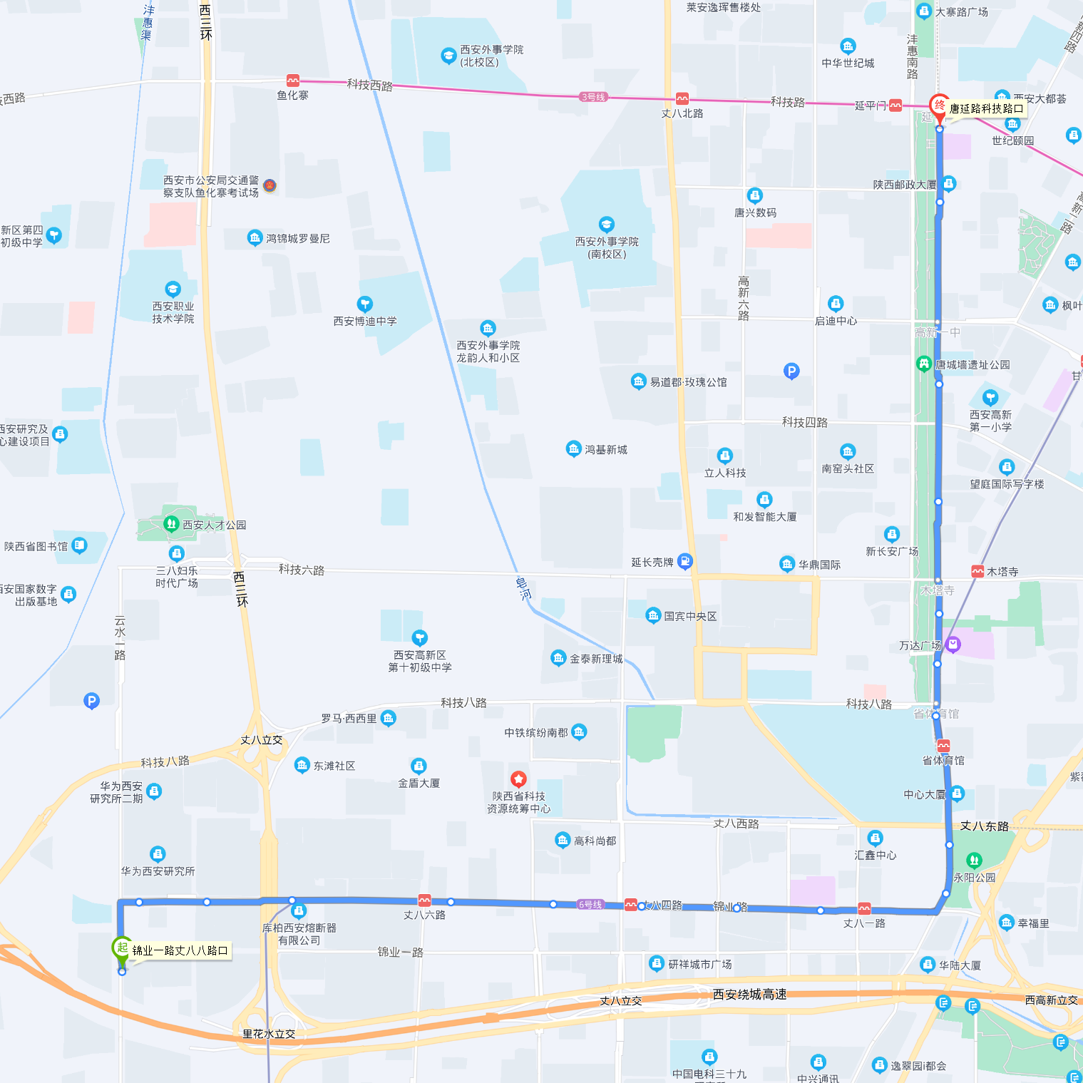 西安公交高新9號線