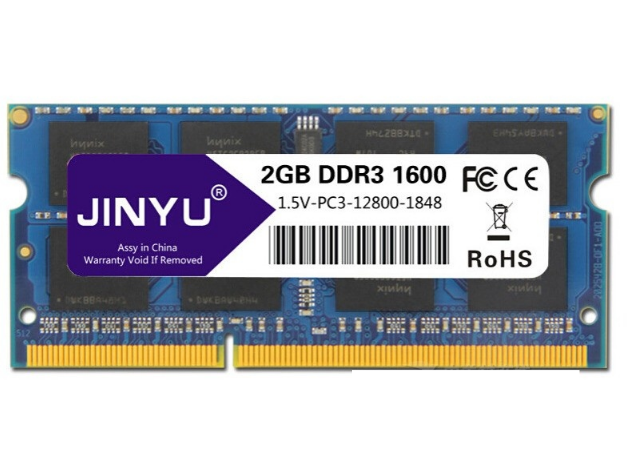 瑾宇海力士晶片DDR3 1600 2GB（筆記本）