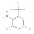 2-溴-4-氯-6-三氟甲基苯胺