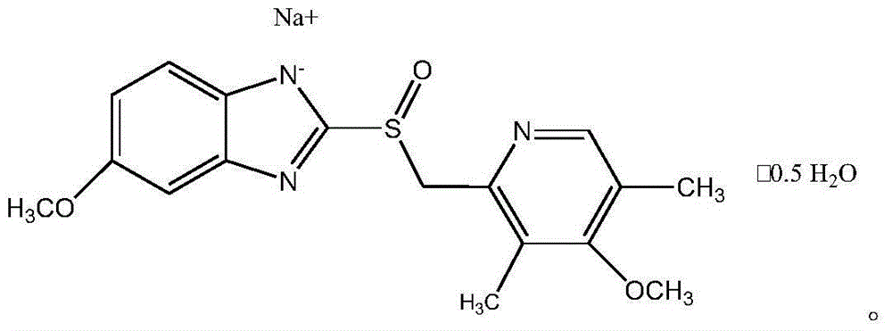 一種奧美拉唑鈉半水合物及其製備方法