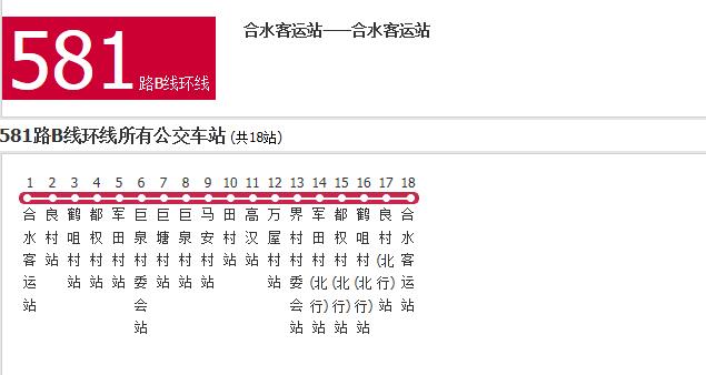 佛山公交581路B線環線