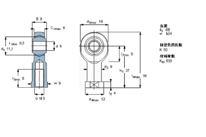 SKF SIKB5F軸承