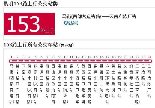 昆明公交153路