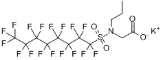 N-[（十七氟辛基）磺醯基]-N-丙基甘氨酸鉀