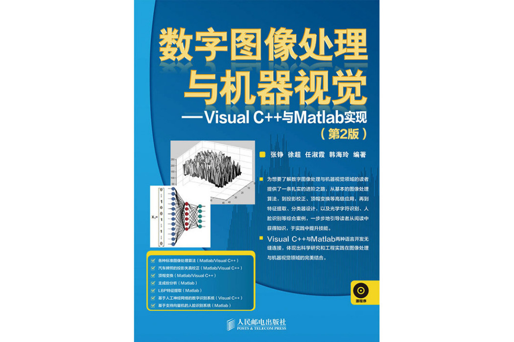 數字圖像處理與機器視覺——Visual C++與Matlab實現（第2版）