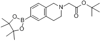 2-(6-（4,4,5,5-四甲基-1,3,2-二氧硼戊環-2-基）-3,4-二氫異喹啉-2(1H)-YL)乙酸叔丁酯