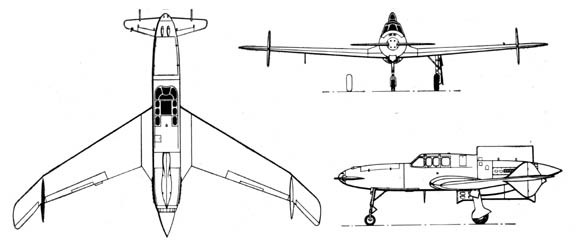 美國XP-55驗證機