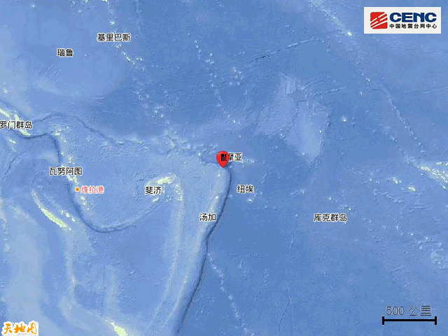 10·24湯加群島地震