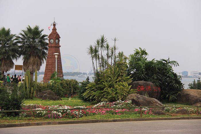 廣東湛江市霞山區漁港公園一景