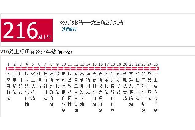 南昌公交216路