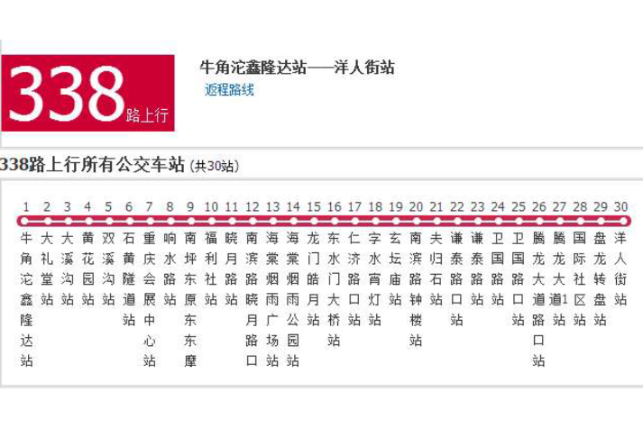 重慶公交338路