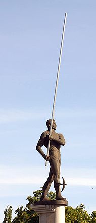 頓涅茨克的蓋謝爾·布勃卡雕像