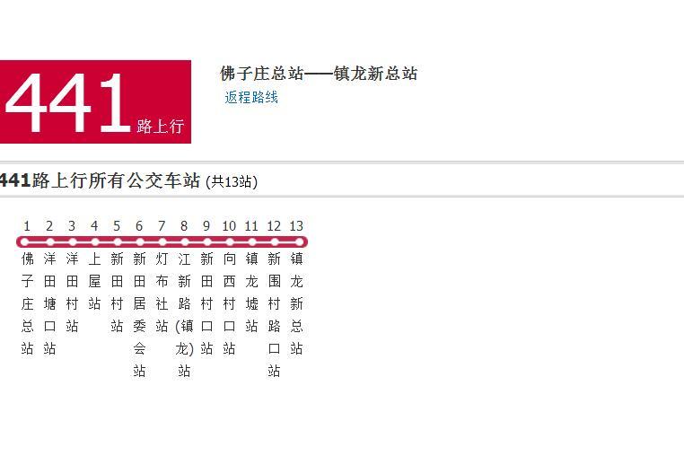 廣州公交441路