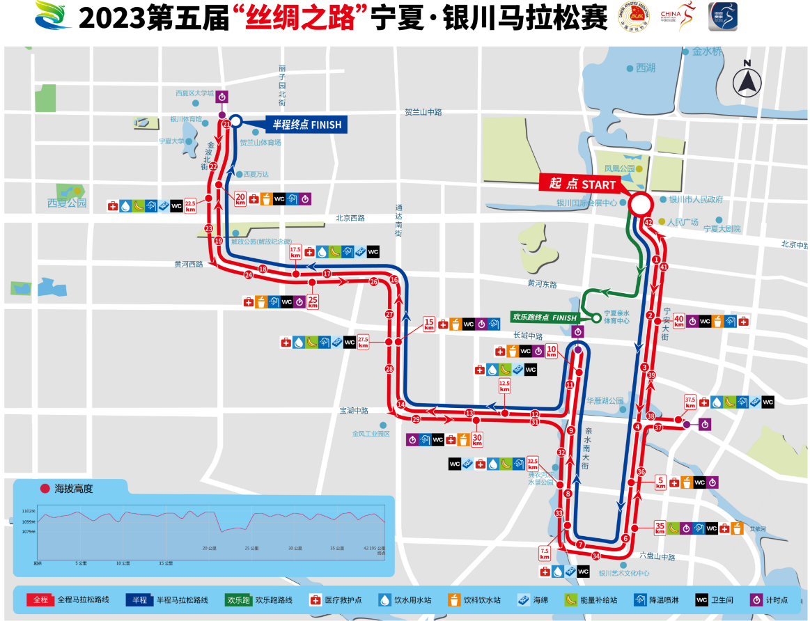 2023第五屆“絲綢之路”寧夏·銀川馬拉松賽