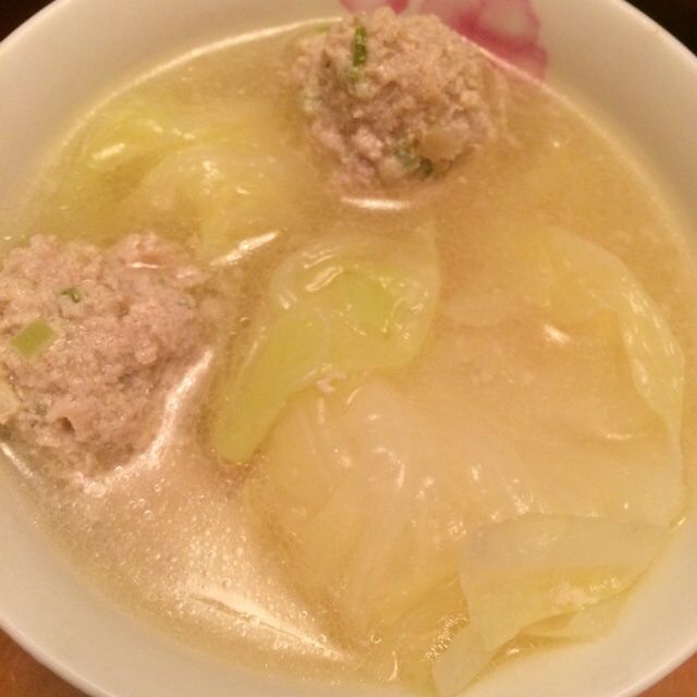 榨菜肉丸湯