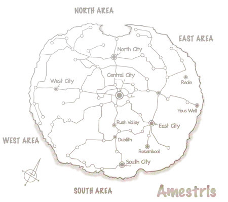 亞美斯特利斯地圖