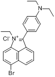 6-溴-2-[4-（二乙氨基）苯基]-1-乙基苯並[C,D]氯化吲哚翁鹽