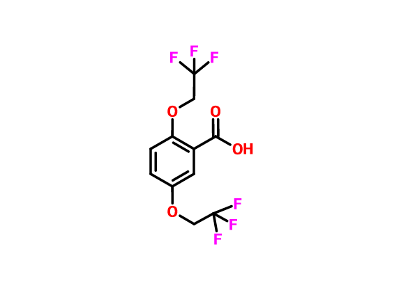 2,5-雙（2,2,2-三氟乙氧基）苯甲酸