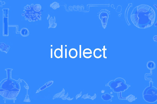 idiolect