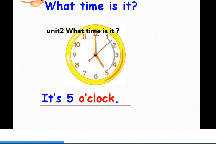 Unit2 What time is it ?