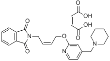 N-[順-4-[4-（N-哌啶甲基）吡啶-2-氧]-2-丁烯-1-基]鄰苯二甲醯亞胺順丁烯二酸鹽