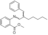 2-[[2-（苯基亞甲基）亞庚基]氨基]苯甲酸甲酯