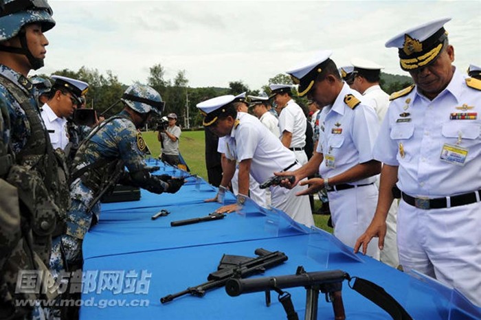 中泰聯合軍演武器展示