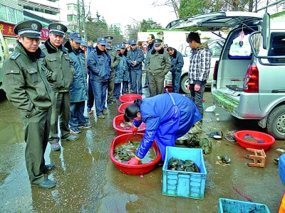 南京城管的“圍觀執法”