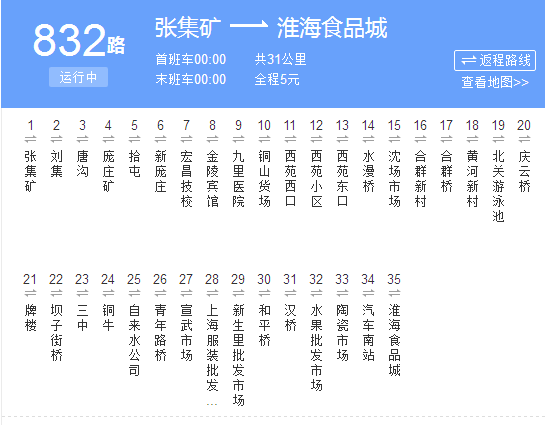 徐州公交832路