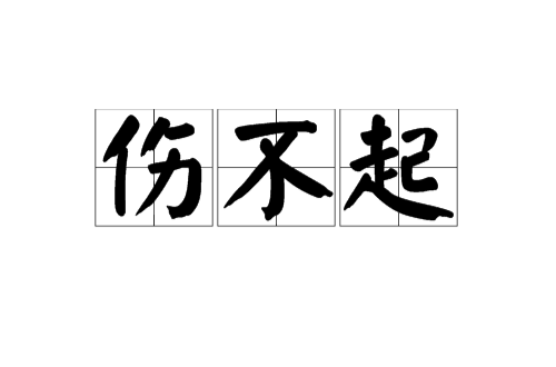 傷不起(網路流行語)