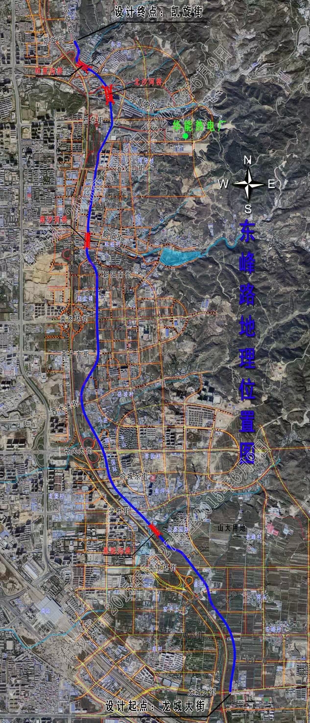 東峰路全路段示意圖