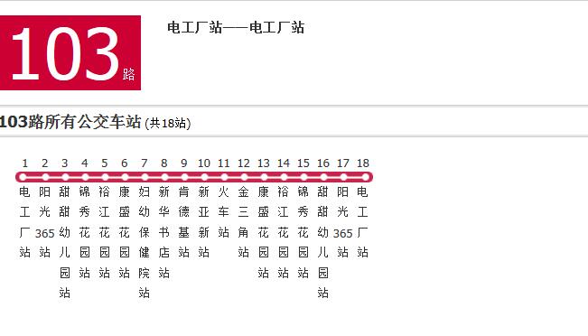 新余公交103路