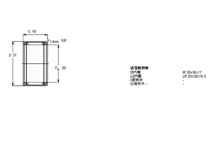 SKF HK3016.2RS軸承