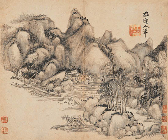 仿古山水圖（之八）