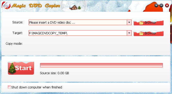 magic dvd copier christmas
