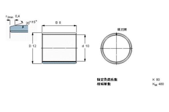 SKF PCM101208E軸承