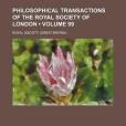 Philosophical Transactions of the Royal Society of London Volume 99