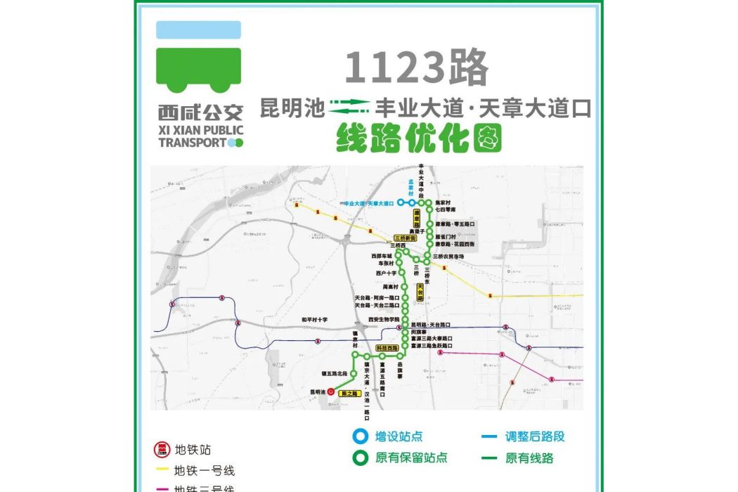 西鹹公交1123路