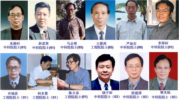中國科大理學院畢業生中已有12位兩院院士
