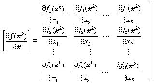 非線性方程組數值解法