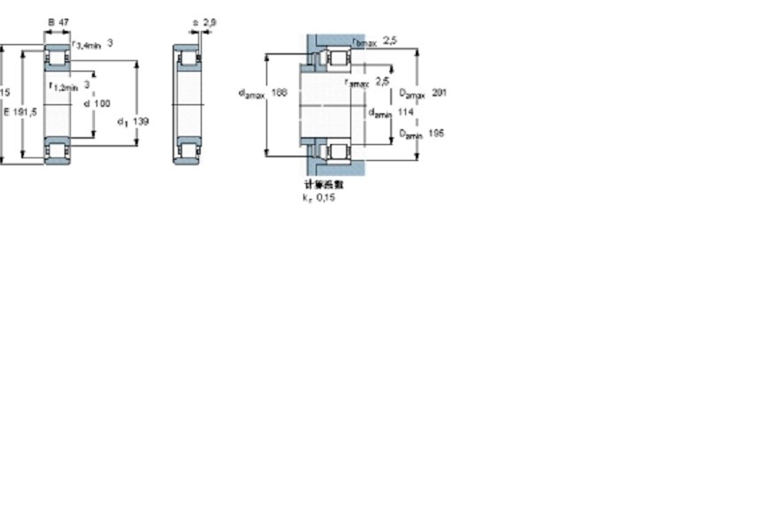 SKF N320ECP軸承