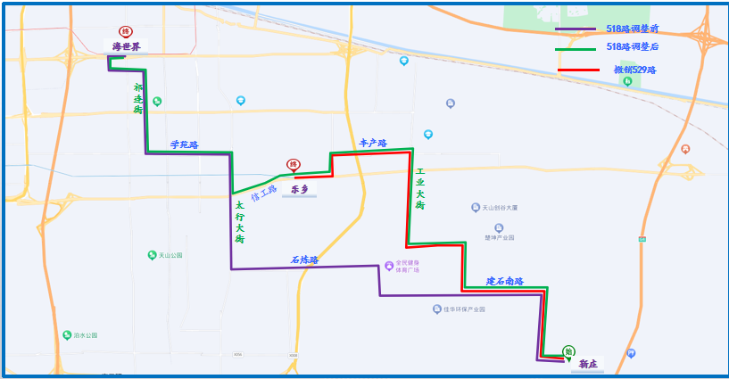 石家莊公交518路