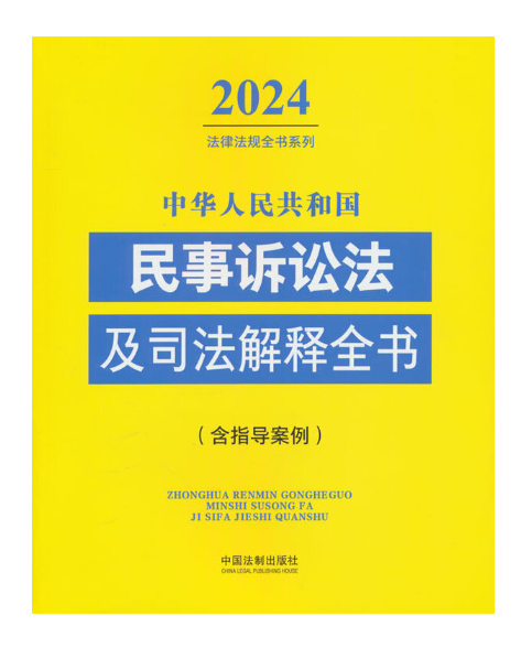 中華人民共和國民事訴訟法及司法解釋全書