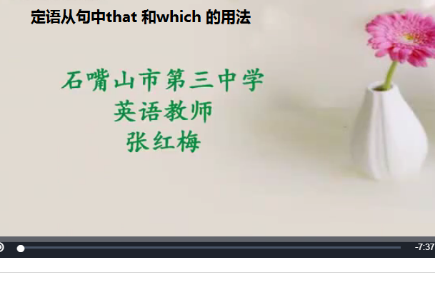 定語從句中that 和which 的用法