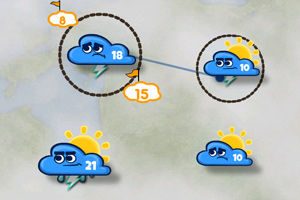 小遊戲《雲彩爭奪戰》